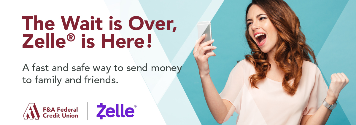 Image announcing the availability of Zelle services